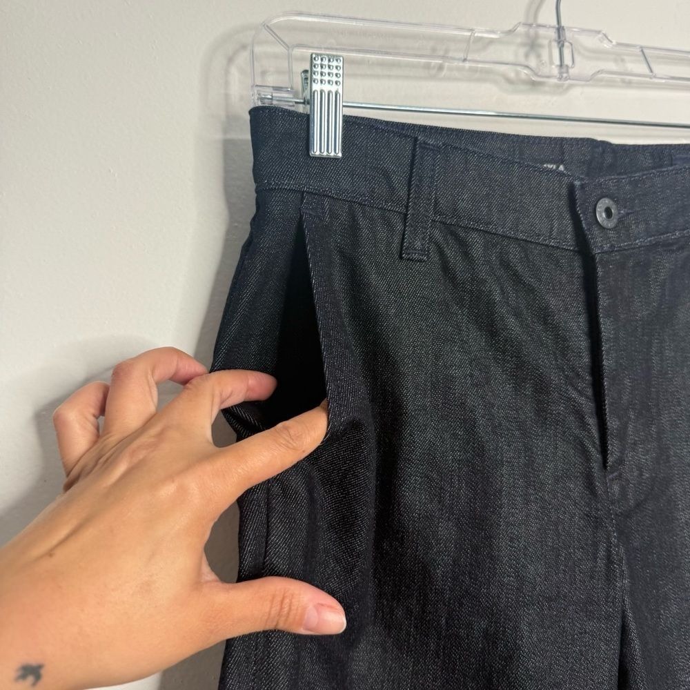 NWT AG Adriano Goldschmied The Layla Cropped Flare Trouser Jean Dark Wash Sz 27 - Picture 5 of 14